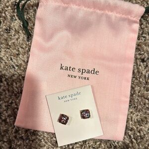 NWT Kate Spade Colorful Square Stud Earrings
